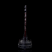 Panel de madera y jadeíta 