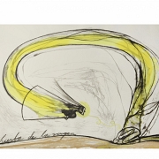 何塞·贝迪亚 José Bedia（1959-）《草地上的圣母》，2004年