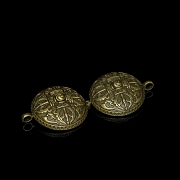 Pequeña caja de bronce, Tíbet, s.XIX-XX