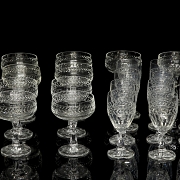 Set of glassware, Germany, 20th century