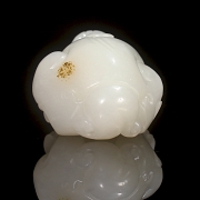 Figura de jade blanco de Hetian 