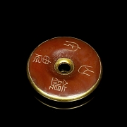 Colgante de ágata roja 