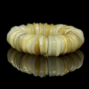 Bracelet with jade beads, 20th century - 5