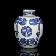 Tibor de porcelana esmaltada 