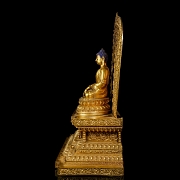Altar de bronce dorado 