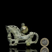 Iron Age (3rd-2nd c. BC) ‘Fibula of a horseman on horseback with shield’ - 7