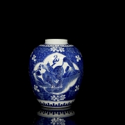 Jarrón de porcelana esmaltada 