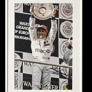 Photograph signed by Johnny Herbert, European Grand Prix, 1999 - 1