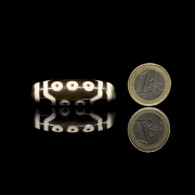 Cuenta Dzi de ágata 