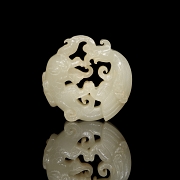 Colgante de jade blanco 