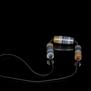 Colgante de tres cuentas 