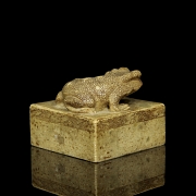 Stone seal “Two Toads”, Qing dynasty - 3