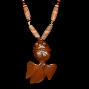 Collar de Dzi de ágata 