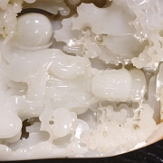 Relieve de jade blanco Hetian 