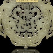 Placa de jade calado