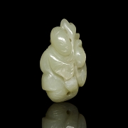 Colgante de jade blanco 