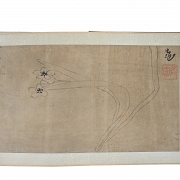 Album of prints entitled ‘Flowers and Birds’ signed by Bada Shanren