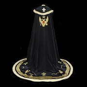 Ceremonial cloak with double-headed eagle, 20th century