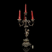Candelabro de bronce, s.XX - 10