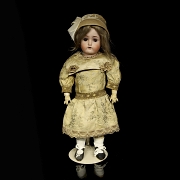 Muñeca de porcelana, Catterfelder Puppenfabrik, Alemania, c. 1910-1920