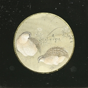 Chinese painting ‘Pair of Partridges’, Qing dynasty - 1