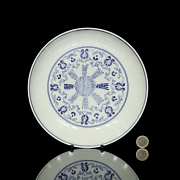 Plato de porcelana esmaltada 