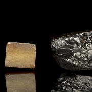 Dos figuras de piedra tallada, s.XX