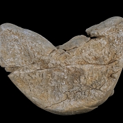 Gran figura de piedra tallada 