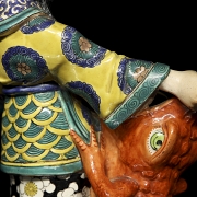 Chinese porcelain scrivener “Man with crocodile” 20th century - 8