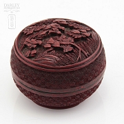 Caja China de cinnabar siglo XVIII - 2