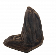 Long male mink coat