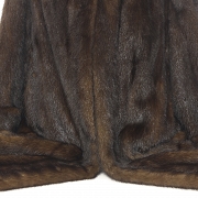 Long vision fur coat