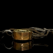 Buda de bronce con hornacina, Tíbet, s.XIX-XX