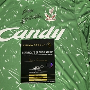 Liverpool Football Club 1981-1984 goalkeeper shirt, Bruce Grobbelar, signed and certified. - 4