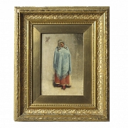 J·加什《蒙面纱的女士》，1892年