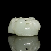Jade figure ‘Birds with Branch’, Qing dynasty