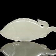 Placa de jade blanco