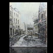 Juan Sevilla Sáez (1922) “Vista de calle”