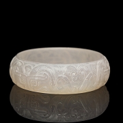 Brazalete de ágata rosa