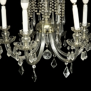 Ceiling lamp with glass beads, 20th century - 1