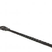 Wooden cane with helical shaft, 20th century - 6