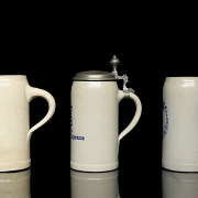Tres jarras de cerámica esmaltada alemana, s.XX - 1