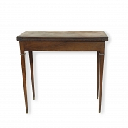 Folding game table, 20th century