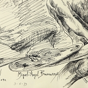 Julio Viera Fleitas (1934-2023) “Miguel Ángel Buonarroti”, 1975