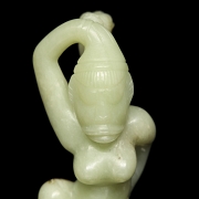 Figura de jade tallado
