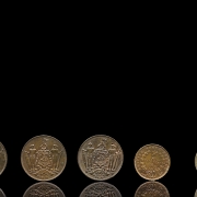 Cuatro monedas de Borneo, s.XIX - 4