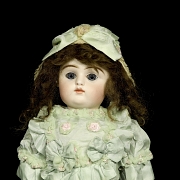 Muñeca de porcelana, Francia, finales s.XIX