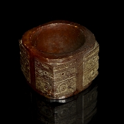 Cong de jade tallado, cultura Liangzhu