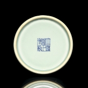 Recipiente de porcelana celadón 