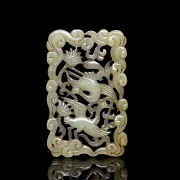 Small Liao-Jin style jade plaque